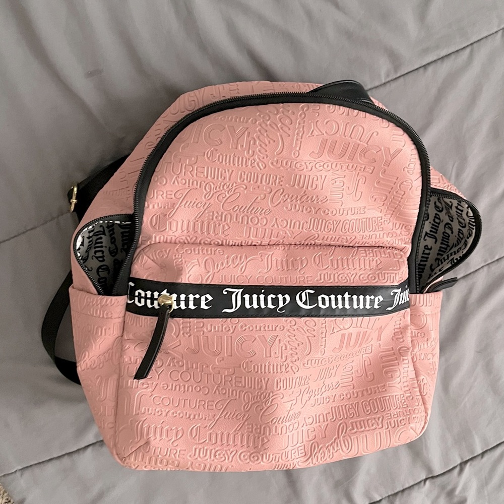Juicy Couture backpack. the main zipper is broken.